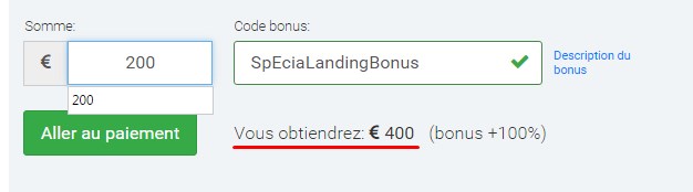 Doubler son dépôt « en un clic »