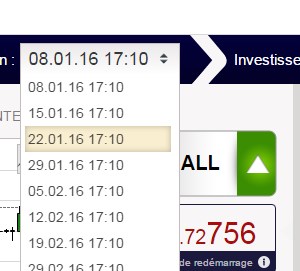 Un très bon choix d’expirations, surtout sur les options à long terme