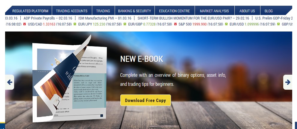 Une page principale plutôt sympathique